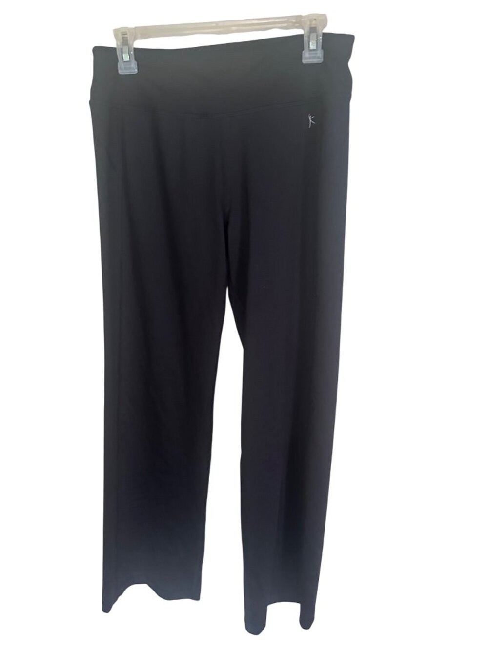 Danskin Dri more semi fitted black athletic track pants size M